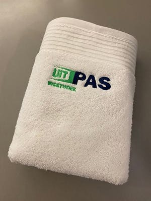 Handdoek met logo UiTPAS